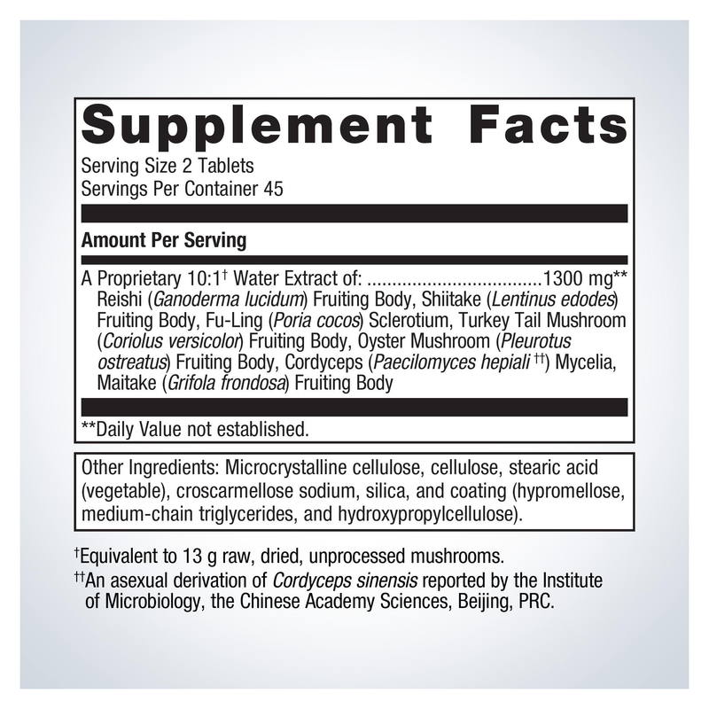 Mycotaki (90 Tablets) — Supplement Facts