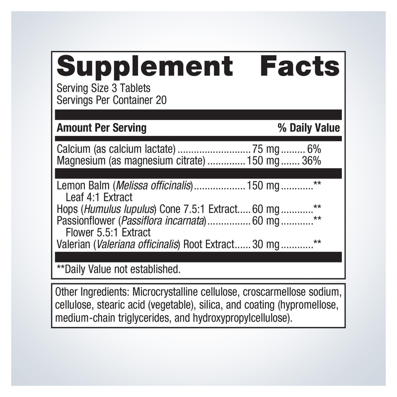 MyoCalm Plus — Supplement Facts