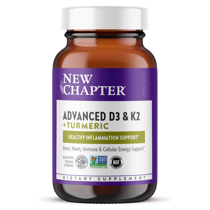 Advanced D3 & K2 + Turmeric (30 Capsules)