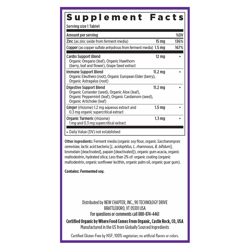 Fermented Zinc Complex (60 Tablets)