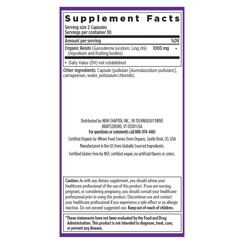 Healthy Aging, Reishi (60 Capsules)