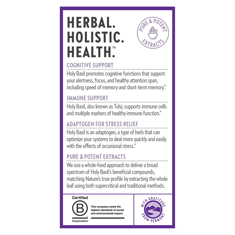 Holy Basil Force (120 Capsules)