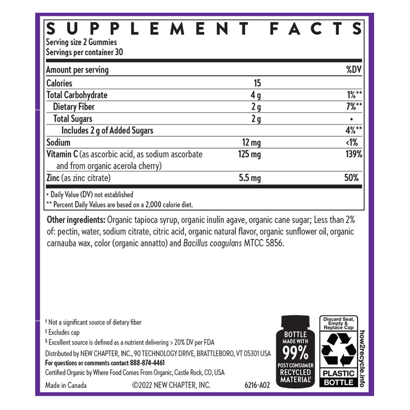 Immune Defense Vitamin C+ Gummy, Citrus (60 Gummies)
