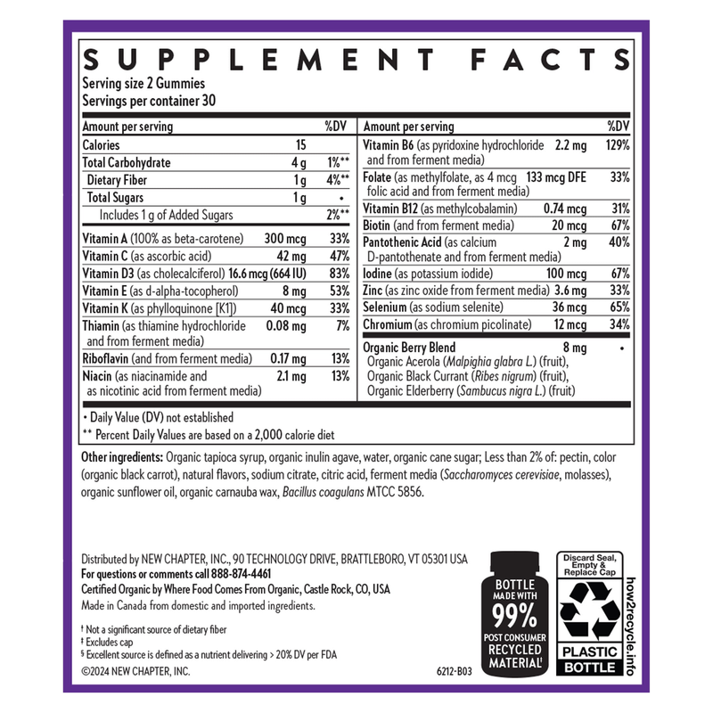 Kid's Multivitamin Gummies (60 Gummies)