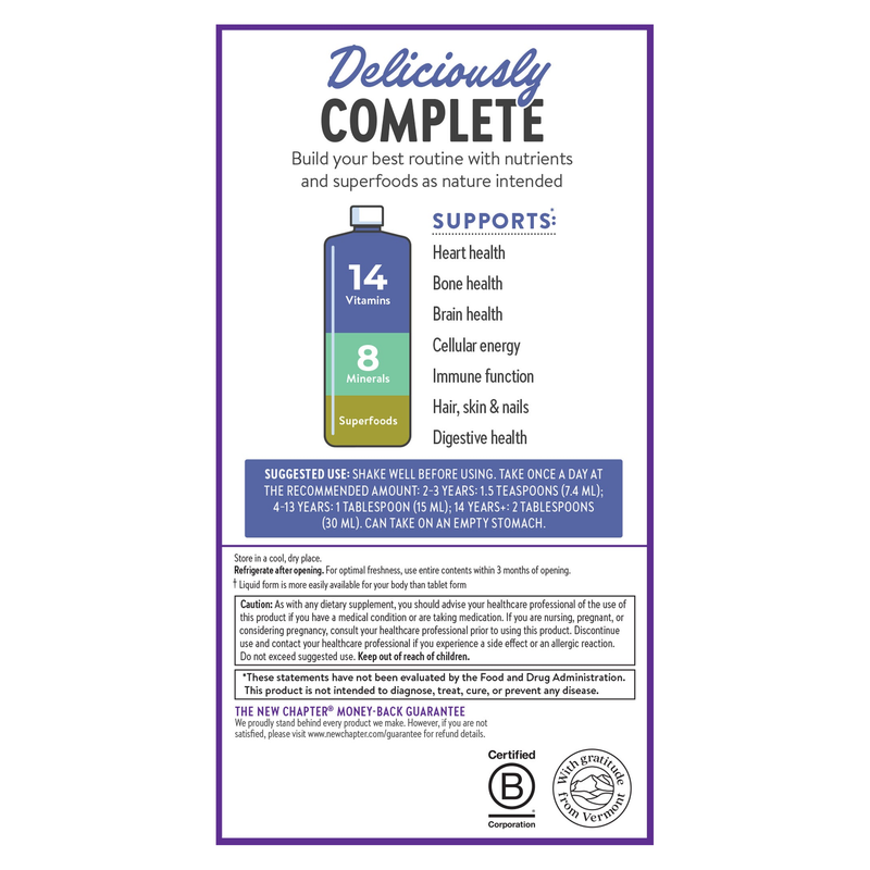 Liquid Multivitamin, Mixed Berry (887 ml)