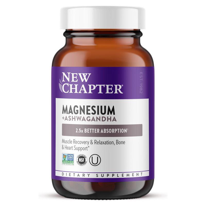 Magnesium + Ashwagandha Tablets (60 Tablets)