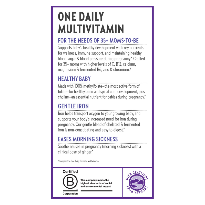 Prenatal One Daily 35+ (30 Tablets)