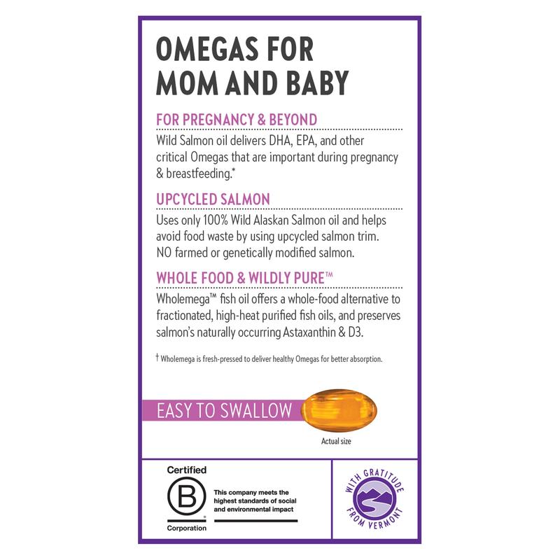 Wholemega for Moms (90 Softgels)