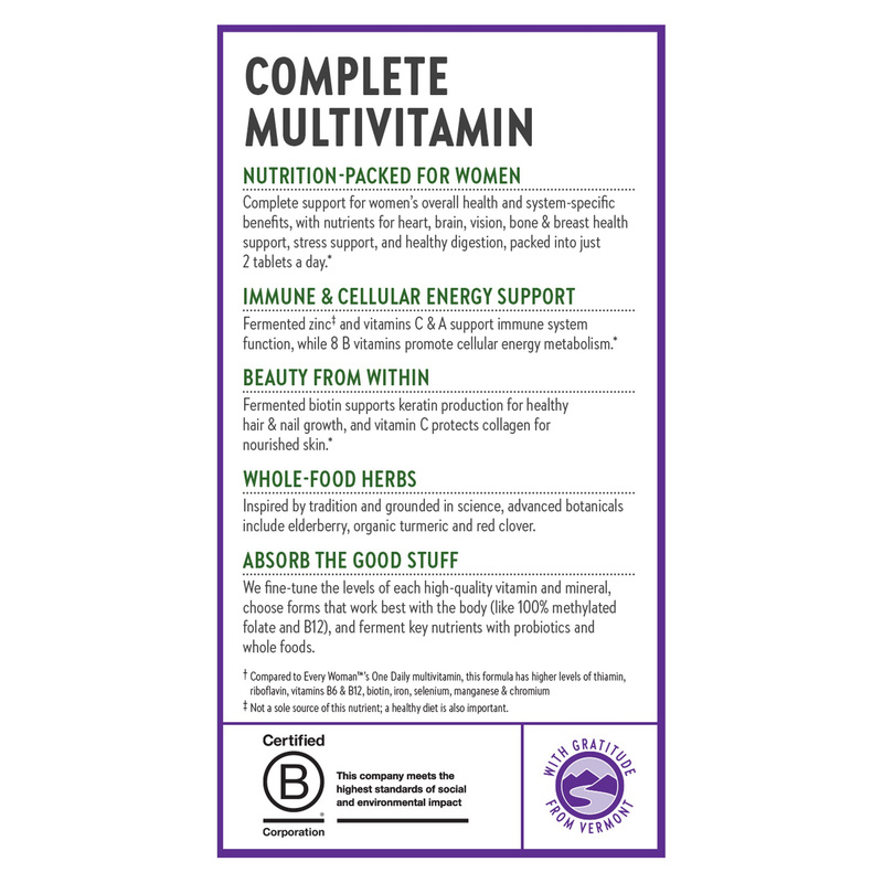 Women's Advanced Multivitamin (120 Tablets)
