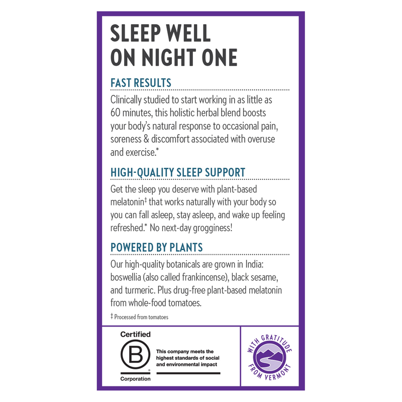 Drug-Free Pain Relief + Sleep Support (60 Capsules)