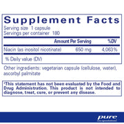 Niacitol (No-Flush Niacin) (650 mg) (180 Capsules)