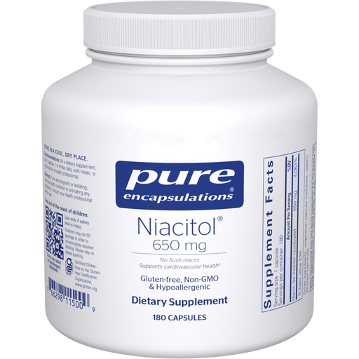 Niacitol (No-Flush Niacin) (650 mg) (180 Capsules)