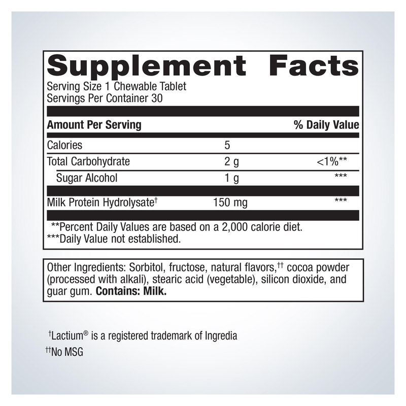 NuSera (Chocolate) (30 Chewables) — Supplement Facts