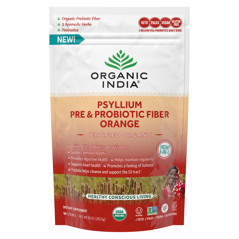 Psyllium Pre & Probiotic Fiber Orange (283 g)