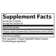 Ceylon Cinnamon (90 Capsules)