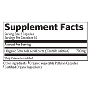 Gotu Kola (Organic) (90 Capsules)