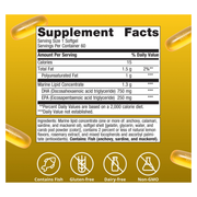 OmegaGenics Fish Oil Neuro 1000 mg (60 Softgels) — Supplement Facts