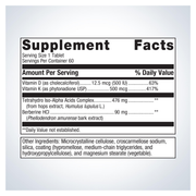 Ostera (60 Tablets) — Supplement Facts