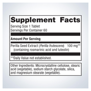Perimine (60 Tablets) — Supplement Facts
