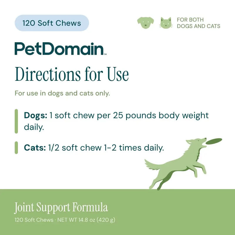 Joint Support Formula - Directions for Use (Soft Chews)