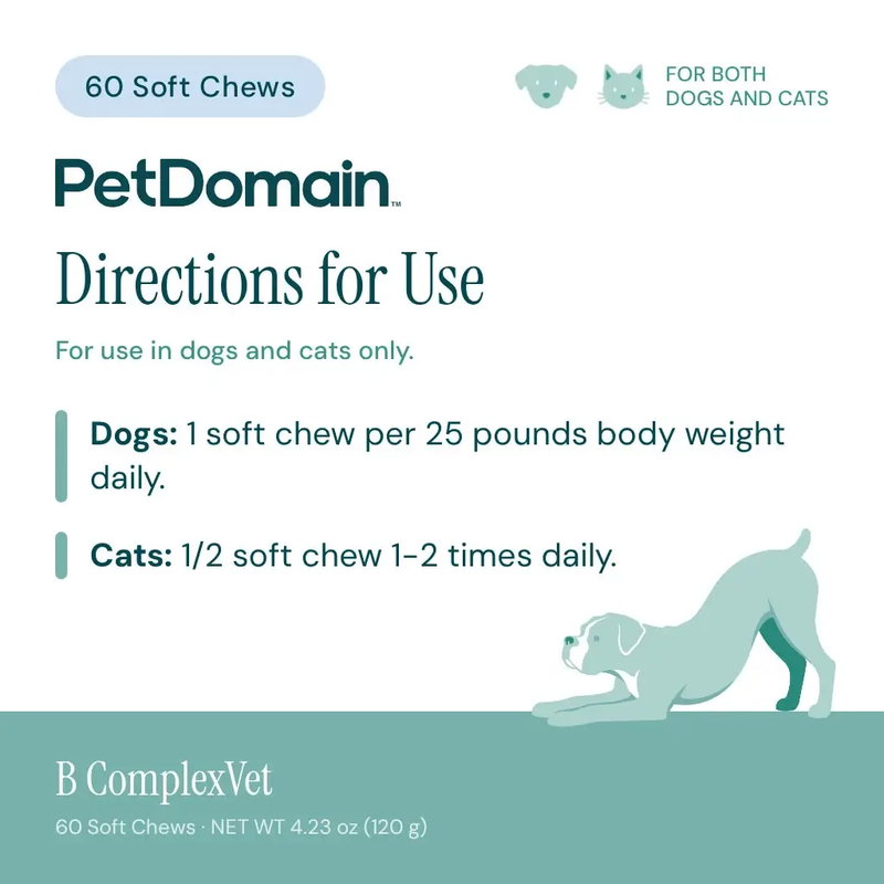 B ComplexVET (60 Soft Chews) - Directions for Use