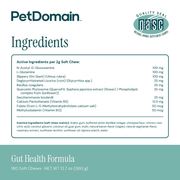 Gut Health Formula (Formerly Gastriplex) - Supplement Facts (Soft Chews)