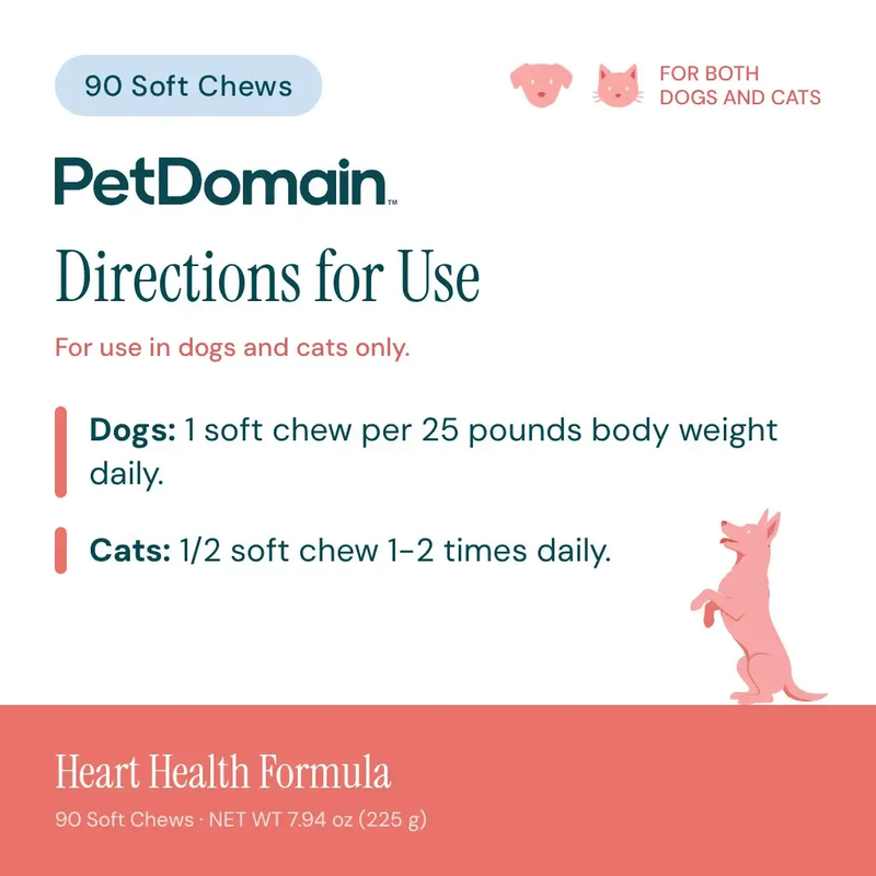 Heart Health Formula - Directions for Use (Soft Chews)
