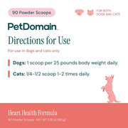 Heart Health Formula - Directions for Use (Powder)