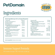 Immune Support Formula Powder (Formerly Immugen) - Supplement Facts