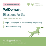Joint Support Formula - Directions for Use (Powder)