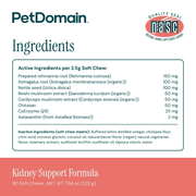 Kidney Support Formula (225 Grams) - Supplement Facts