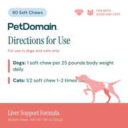 Liver Support Formula (Formerly Hepagen) - Directions for Use (Soft Chews)