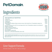 Liver Support Formula (Formerly Hepagen) - Supplement Facts (Soft Chews)