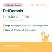 Mushroom Medley (60 Grams) - Directions for Use