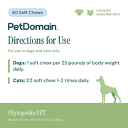 PhytoprofenVET (60 Soft Chews) - Directions for Use