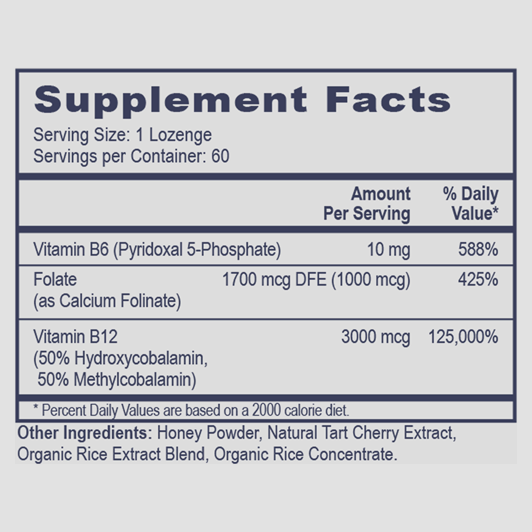 3B Complex (60 Lozenges)