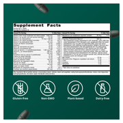 PhytoMulti Multivitamin with Iron (60 Tablets) — Supplement Facts