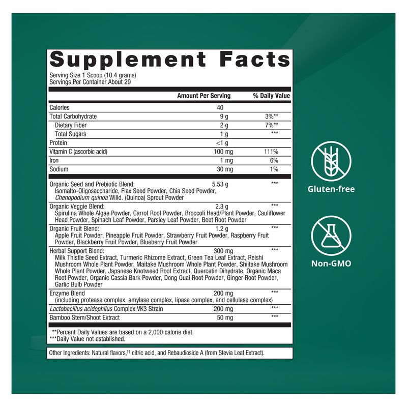 PhytoMulti Superfoods (Tropical Fruit) (300 g) — Supplement Facts