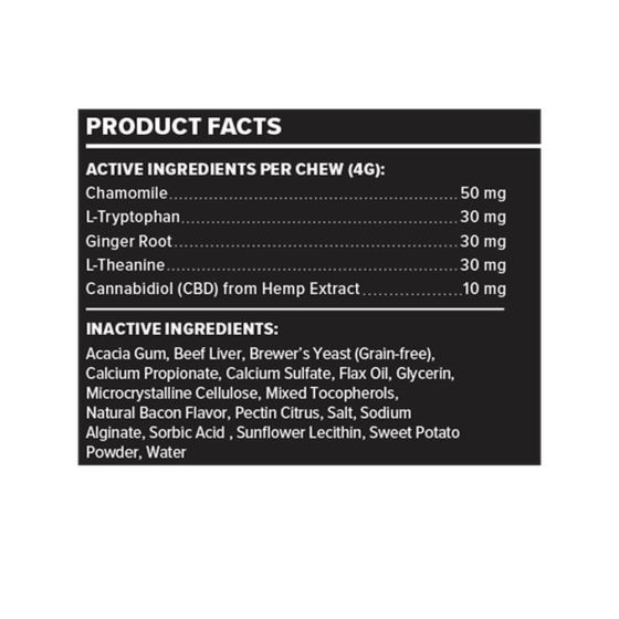 +PlusCBD Pet Calming Care Soft Chews (10 mg CBD) (Beef & Bacon)