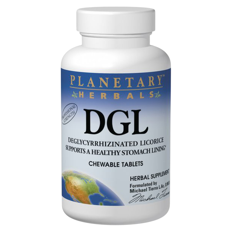 DGL Deglycyrrhizinated Licorice (100 Tablets)
