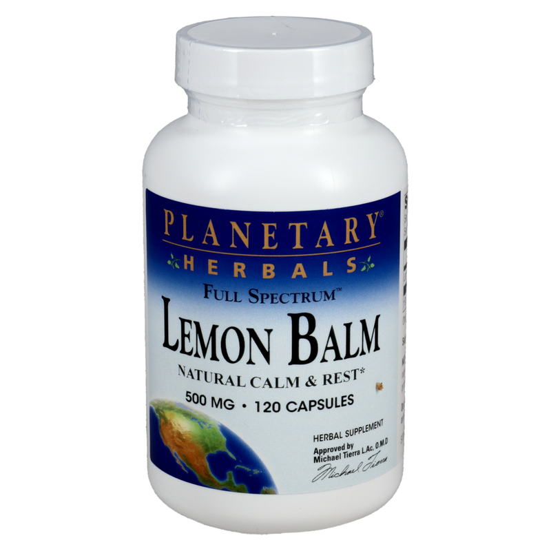 Lemon Balm Full Spectrum (120 Capsules)