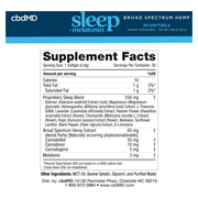 Broad Spectrum PM Softgel Capsules with Melatonin (30 ct) - Supplement Facts