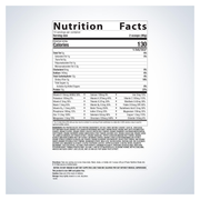 Power Nutrition Shake — Supplement Facts