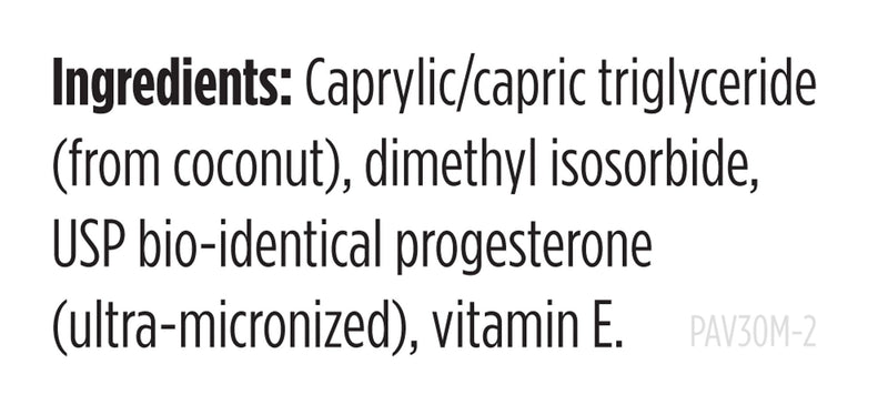 Progest-Avail (1 Ounce) Ingredients