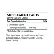 Lysine (60 Capsules)