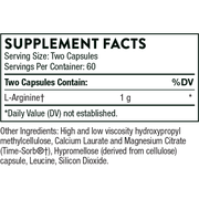 L-Arginine - Sustained Release (120 Capsules)