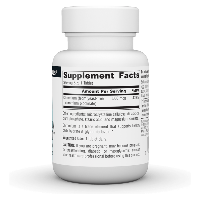 Ultra Chromium Picolinate (500 mcg) (60 Tablets)