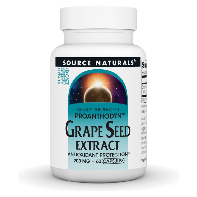 Grape Seed Extract, Proanthodyn 200 mg Capsules (60 Capsules)