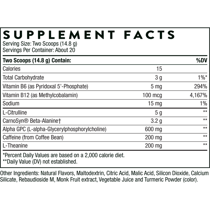 Advanced Pre-Workout (296 Grams Powder)