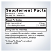 SpectraZyme Gluten Digest — Supplement Facts